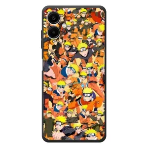 Чехлы с принтом Наруто на Samsung Galaxy A08 (Коллаж Наруто)