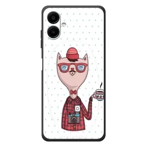 Чохол на тематику: Коти для Samsung Galaxy A08 (Кіт аристократ)