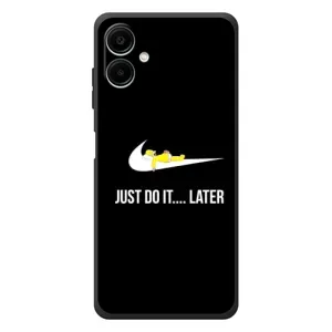 Силиконовый Чехол на Samsung Galaxy A08 с картинкой Nike (Later)