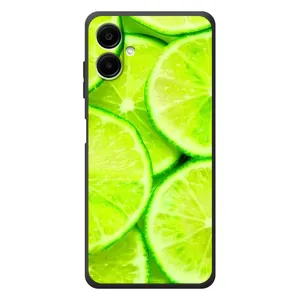 Чехол с изображением  вкусной еды для Samsung Galaxy A08 (Лайм)