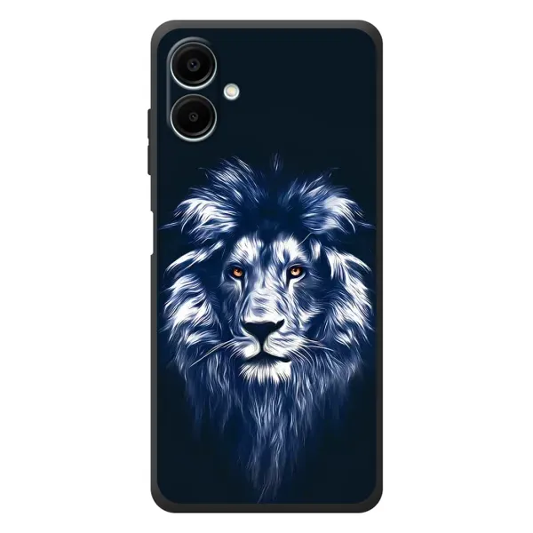 Чехол с рисунком «Лев - синий» для Samsung Galaxy A08 Чехол с рисунком «Лев - синий» для Samsung Galaxy A08