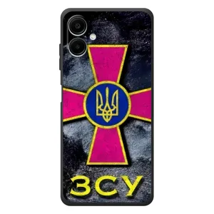 ЗСУ Чехлы (TPU) для Samsung Galaxy A08 (Лого ЗСУ)