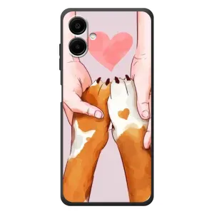 Чохол (ТПУ) Милі песики для Samsung Galaxy A08 (Любов до собак)