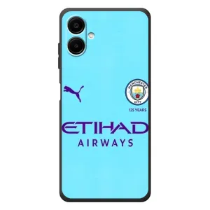 Силиконовые Чехлы принт Футбол на Samsung Galaxy A08 (Man City)