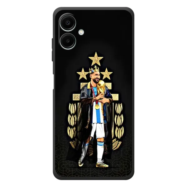 Чехол с рисунком «Месси король» для Samsung Galaxy A08 Чехол с рисунком «Месси король» для Samsung Galaxy A08