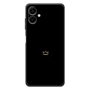 Чохол (Корона на чорному фоні) для Самсунг Галаксі А08 (Міні корона)
