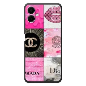 Чохол (Dior, Prada, YSL, Chanel) для Samsung Galaxy A08 (Модніца)