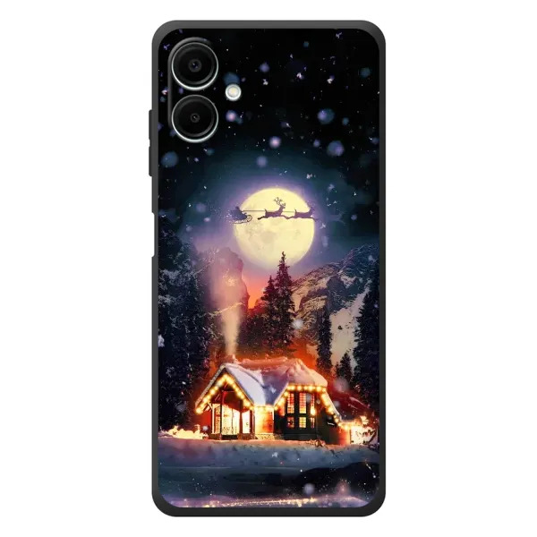 Чехол с рисунком «Настроение зимнее» для Samsung Galaxy A08 Чехол с рисунком «Настроение зимнее» для Samsung Galaxy A08