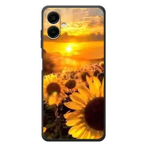 Чохол з Квітами для Samsung Galaxy A08 (поле соняшників)