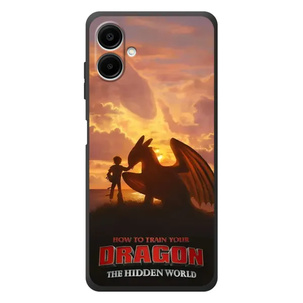 Чехол с рисунком «Постер Беззубика» для Samsung Galaxy A08 Чехол с рисунком «Постер Беззубика» для Samsung Galaxy A08