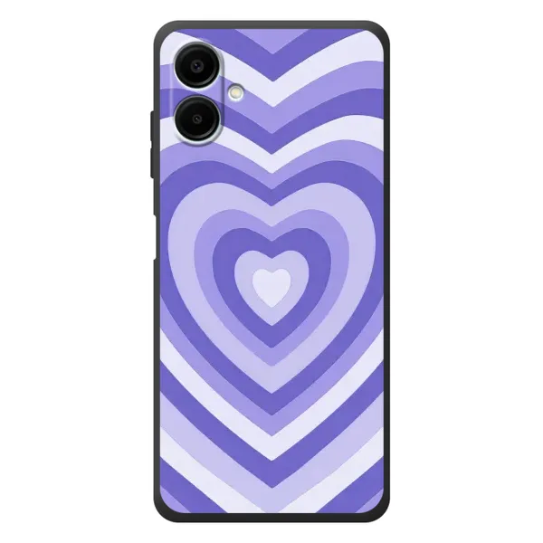 Чехол с рисунком «Сердце фиолет» для Samsung Galaxy A08 Чехол с рисунком «Сердце фиолет» для Samsung Galaxy A08