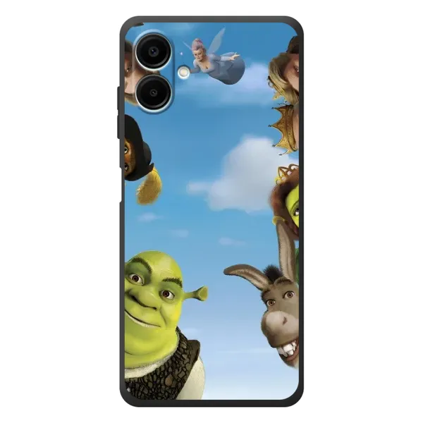 Чехол с рисунком «Герои Шрек» для Samsung Galaxy A08 Чехол с рисунком «Герои Шрек» для Samsung Galaxy A08
