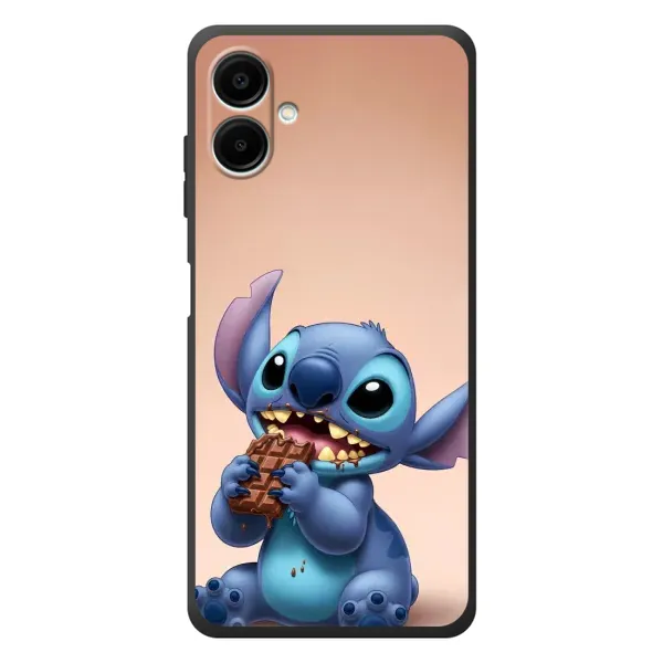 Чохол з малюнком «Стіч з шоколадом» для Samsung Galaxy A08 Чохол з малюнком «Стіч з шоколадом» для Samsung Galaxy A08