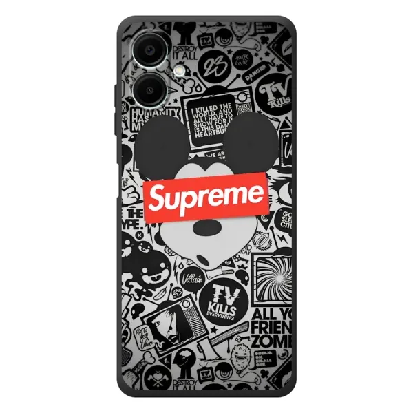 Чехол с рисунком «Supreme Маус» для Samsung Galaxy A08 Чехол с рисунком «Supreme Маус» для Samsung Galaxy A08