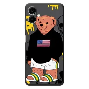 Чехлы Мишка Тедди для Самсунг Галакси А08 (Teddy USA)