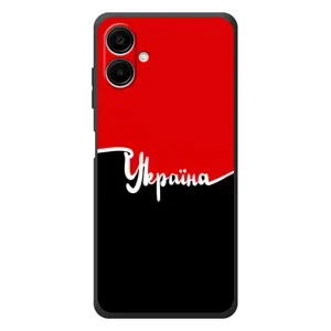 Чехлы УПА (Красно-Чёрный) на Samsung Galaxy A08 (Украина УПА)