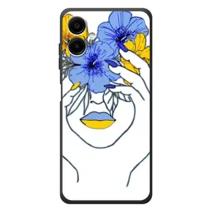 Чехол на Samsung Galaxy A08 Украинский дизайн (Украинка на всю голову)