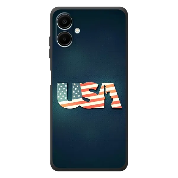 Чехол с рисунком «USA» для Samsung Galaxy A08 Чехол с рисунком «USA» для Samsung Galaxy A08