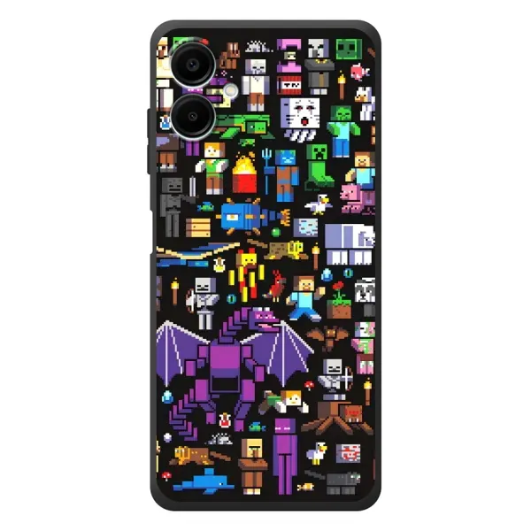 Чехол с рисунком «Все персонажи» для Samsung Galaxy A08