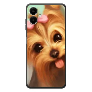 Чохол (ТПУ) Милі песики для Samsung Galaxy A08 (Йоркширський тер'єр)