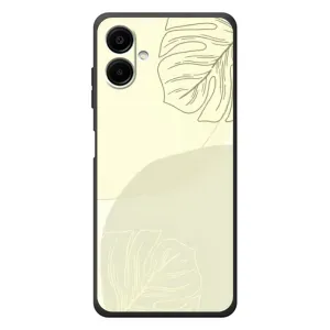 Чохол квітковий дизайн для Samsung Galaxy A08 (Зелений фон)