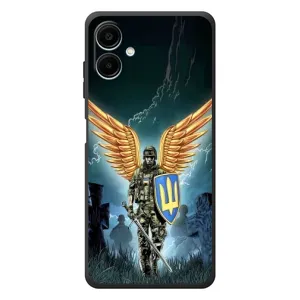 Патриотический Чехол для Samsung Galaxy A08 (ЗСУ з крильями)