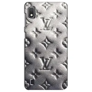 Текстурный Чехол Louis Vuitton для Самсунг Галакси А10 2019 (Бежевый ЛВ)