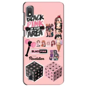 Чехлы с картинкой для Samsung Galaxy A10 2019 (A105F) (BLACK PINK коллаж)