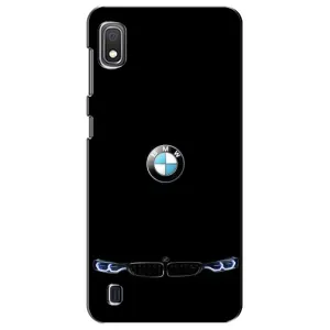 Силиконовый бампер с картинкой машины на Samsung Galaxy A10 2019 (A105F) (Черный BMW)
