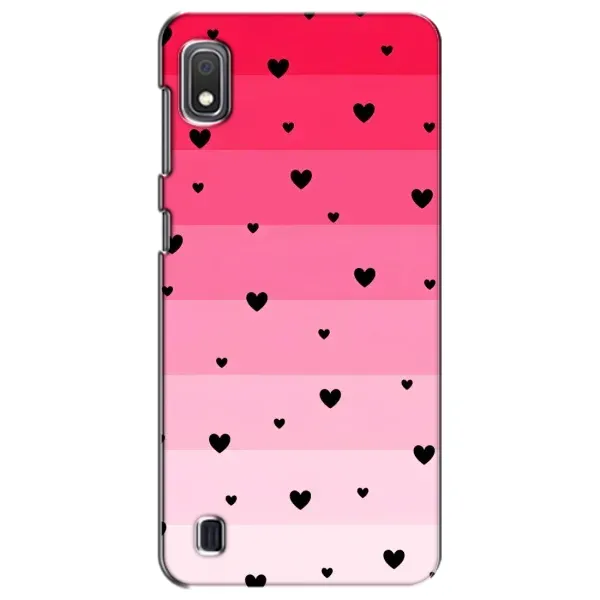 Чехол с рисунком «Чорные сердечки» для Samsung Galaxy A10 2019 (A105F) Чехол с рисунком «Чорные сердечки» для Samsung Galaxy A10 2019 (A105F)