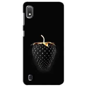 Чехол с изображением вкусной еды для Samsung Galaxy A10 2019 (A105F) (Чёрная клубника)