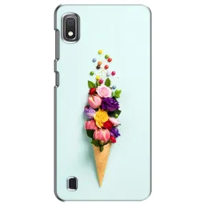 Чохли з тематикою "КВІТИ" на Samsung Galaxy A10 2019 (A105F) (Квітка-морозиво)
