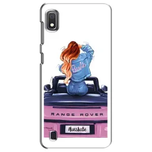 Силиконовый Чехол на Samsung Galaxy A10 2019 (A105F) с картинкой Стильных Девушек (Девушка на машине)