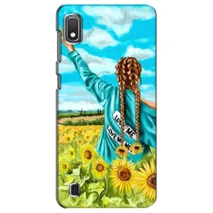 Чехол Стильные девушки на Samsung Galaxy A10 2019 (A105F) (Девушка на поле)