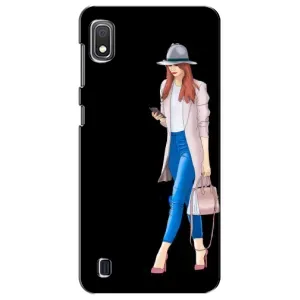 Чехол с картинкой Модные Девчонки Samsung Galaxy A10 2019 (A105F) (Девушка со смартфоном)