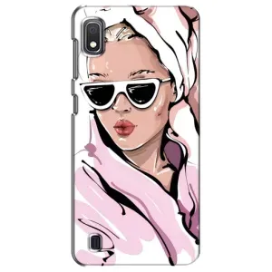 Чехол с картинкой Модные Девчонки Samsung Galaxy A10 2019 (A105F) (Девушка в халате)