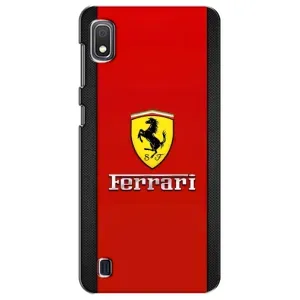 Силиконовый бампер с картинкой машины на Samsung Galaxy A10 2019 (A105F) (Ferrari Logo)