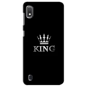 Чехол (Корона на чёрном фоне) для Самсунг Галакси А10 2019 (KING)