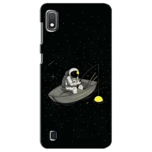 Силіконовый Чохол з принтом "Космонавти" на Samsung Galaxy A10 2019 (A105F) (Космонавт на рибалці)