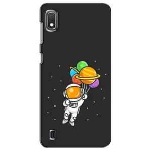 Силіконовый Чохол з принтом "Космонавти" на Samsung Galaxy A10 2019 (A105F) (Космонавт з кульками)
