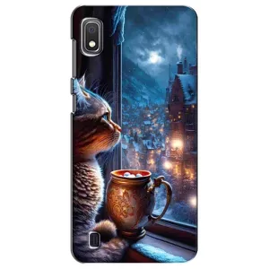 Чехлы на Новый Год Samsung Galaxy A10 2019 (A105F) (Кот новогодний)