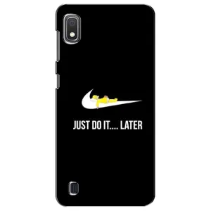 Силиконовый Чехол на Samsung Galaxy A10 2019 (A105F) с картинкой Nike (Later)