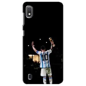 Чехлы Лео Месси Аргентина для Samsung Galaxy A10 2019 (A105F) (Лео Чемпион)