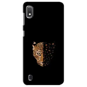 Чохол з леопардовим принтом на Samsung Galaxy A10 2019 (A105F) (Леопард на чорному)