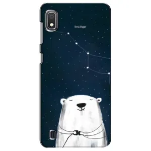 Силиконовый бампер с картинкой животных для Samsung Galaxy A10 2019 (A105F) (Медведица)