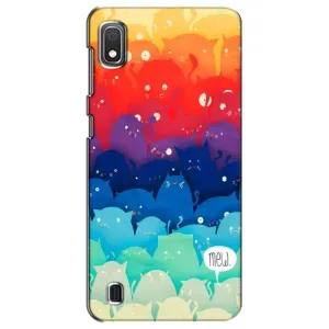Силиконовый чехол с котиком для Samsung Galaxy A10 2019 (A105F) (Mew)