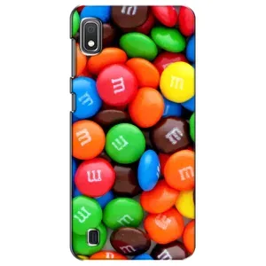 Чехол с изображением вкусной еды для Samsung Galaxy A10 2019 (A105F) (Разноцветные M&M'S)