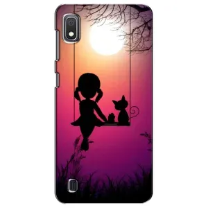 Девчачий Чехол для Samsung Galaxy A10 2019 (A105F) (На качели)