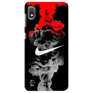 Силиконовый Чехол на Samsung Galaxy A10 2019 (A105F) с картинкой Nike (Nike дым)