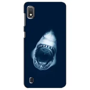 Силиконовый бампер с картинкой животных для Samsung Galaxy A10 2019 (A105F) (Пасть Акулы)